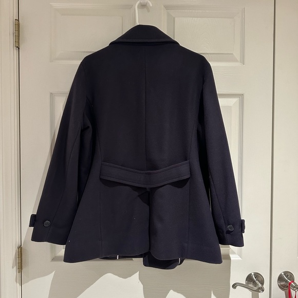 Lands End New with Tags Cropped Swing Peacoat - Picture 5 of 5